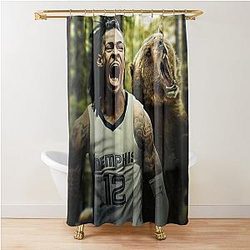 Ja Morant 12" Basketball Shower Curtain