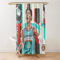 Young Ja Morant Shower Curtain
