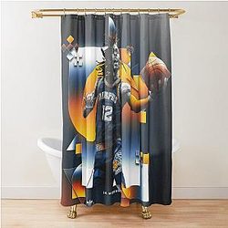 Ja Morant 12 GOAT Shower Curtain