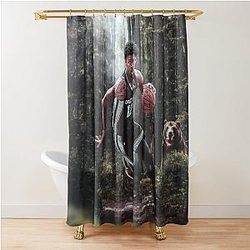 Basketball Ja Morant Shower Curtain