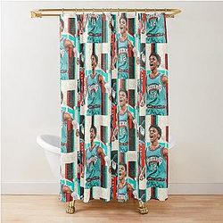 Young Star Ja Morant Shower Curtain