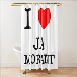 I Love Ja Morant Shower Curtain