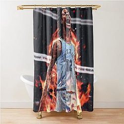 Ja Morant 12 Fire Shower Curtain