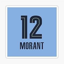 Ja Morant Grizzlies Sticker
