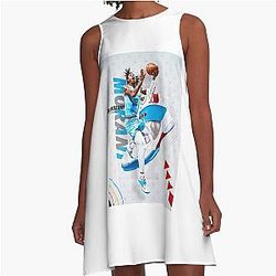 Ja Morant 12 GOAT A-Line Dress