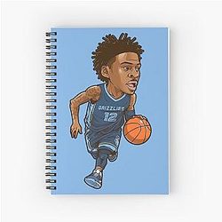 Ja Morant Chibi Spiral Notebook
