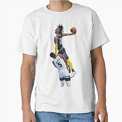 Ja Morant Posterizes Malik Beasley Print
