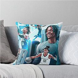 Ja Morant Young Star Throw Pillow