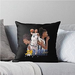 Ja Morant Memphis Grizzlies Throw Pillow