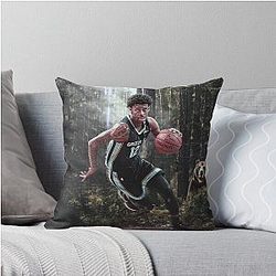 Basketball Ja Morant Throw Pillow