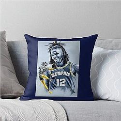 Ja Morant Throw Pillow