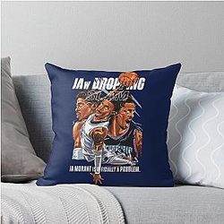 Ja Morant ized Dunk Throw Pillow
