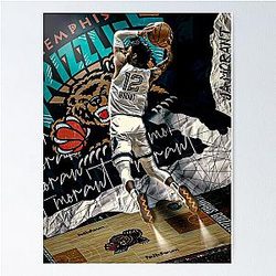 Ja Morant 12 Poster Dunk
