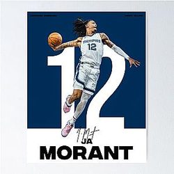 Ja Morant Exchanging Poster