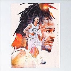 Ja Morant Next GOAT Poster