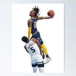 Ja Morant Posterized Malik Beasley on Dunk