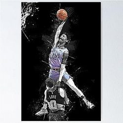 Ja Morant Illustration Poster