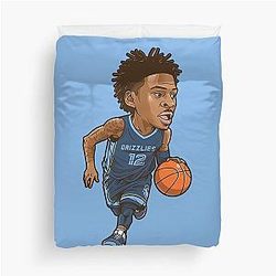 Ja Morant Chibi Duvet Cover