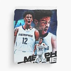 Ja Morant 12 Basketball Duvet Cover