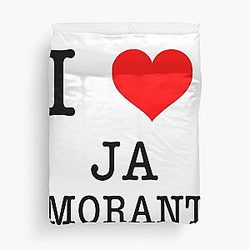 I Love Ja Morant Duvet Cover