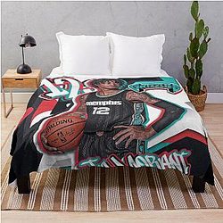 Ja Morant Basketball Throw Blanket