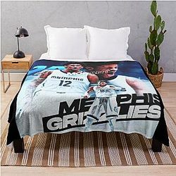 Ja Morant Basketball Throw Blanket