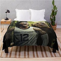 Ja Morant Basketball Throw Blanket