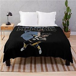 Ja Morant Memphis Throw Blanket