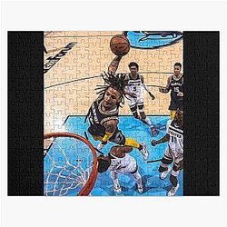 Ja Morant Best Dunk in Playoffs Jigsaw Puzzle