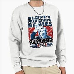 Sue Sylvester Presidential Candidate Glee Jane Lynch Tv Movie Funny Trending Pullover Sweatshirt
