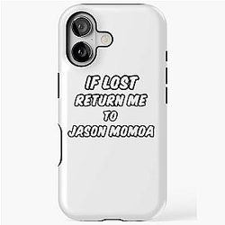 If Lost Return to Jason Moma iPhone Tough Case