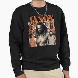 Jason Momoa Icon of Strength and Charisma Pullover Sweatshirt