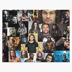 Jason Momoa Abstract Collage Jigsaw Puzzle