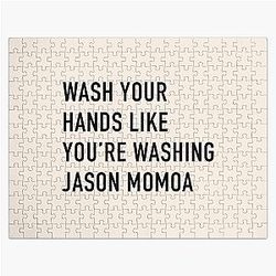 Wash Your Hands Like Washing Jason Momoa Jigsaw Puzzle