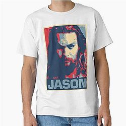 Jason Momoa Hope Blue Style Poster Classic T-Shirt