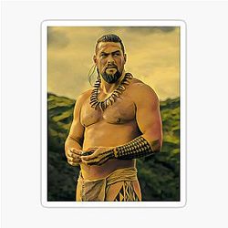 Jason Momoa Portrait Sticker