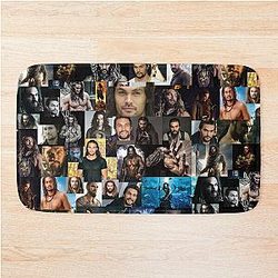 Jason Momoa Abstract Collage Bath Mat