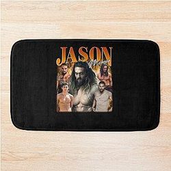Jason Momoa Icon of Strength and Charisma Bath Mat