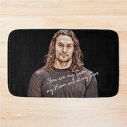 Jason Momoa Heart Bath Mat