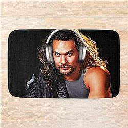 Jason Momoa Music Bath Mat
