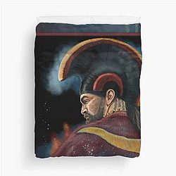 Jason Momoa Chief Painting Duvet Cover