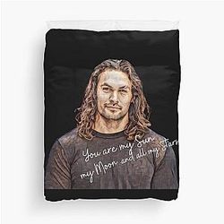 Jason Momoa Heart Duvet Cover
