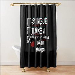 Mentally Dating Jason Momoa Shower Curtain