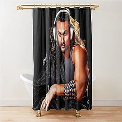 Jason Momoa Style Music Shower Curtain