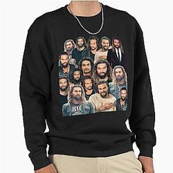 Jason Momoa Original Willow Days Jason Momoa Collage Pullover Sweatshirt