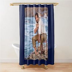 Jason Momoa Active Shower Curtain