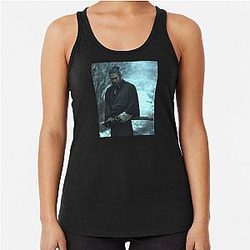 Jason Momoa Art Racerback Tank Top