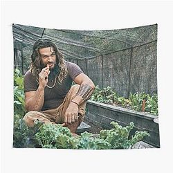 Jason Momoa Wallpaper Tapestry