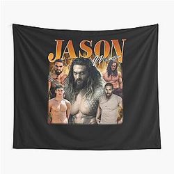Jason Momoa Icon Strength Charisma Tapestry
