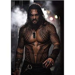 MIGHTY PRINT DC Comics-Aquaman Jason Momoa Durable 17” x 24 Wall Art NOT Made of Paper Officially Licensed Collectible